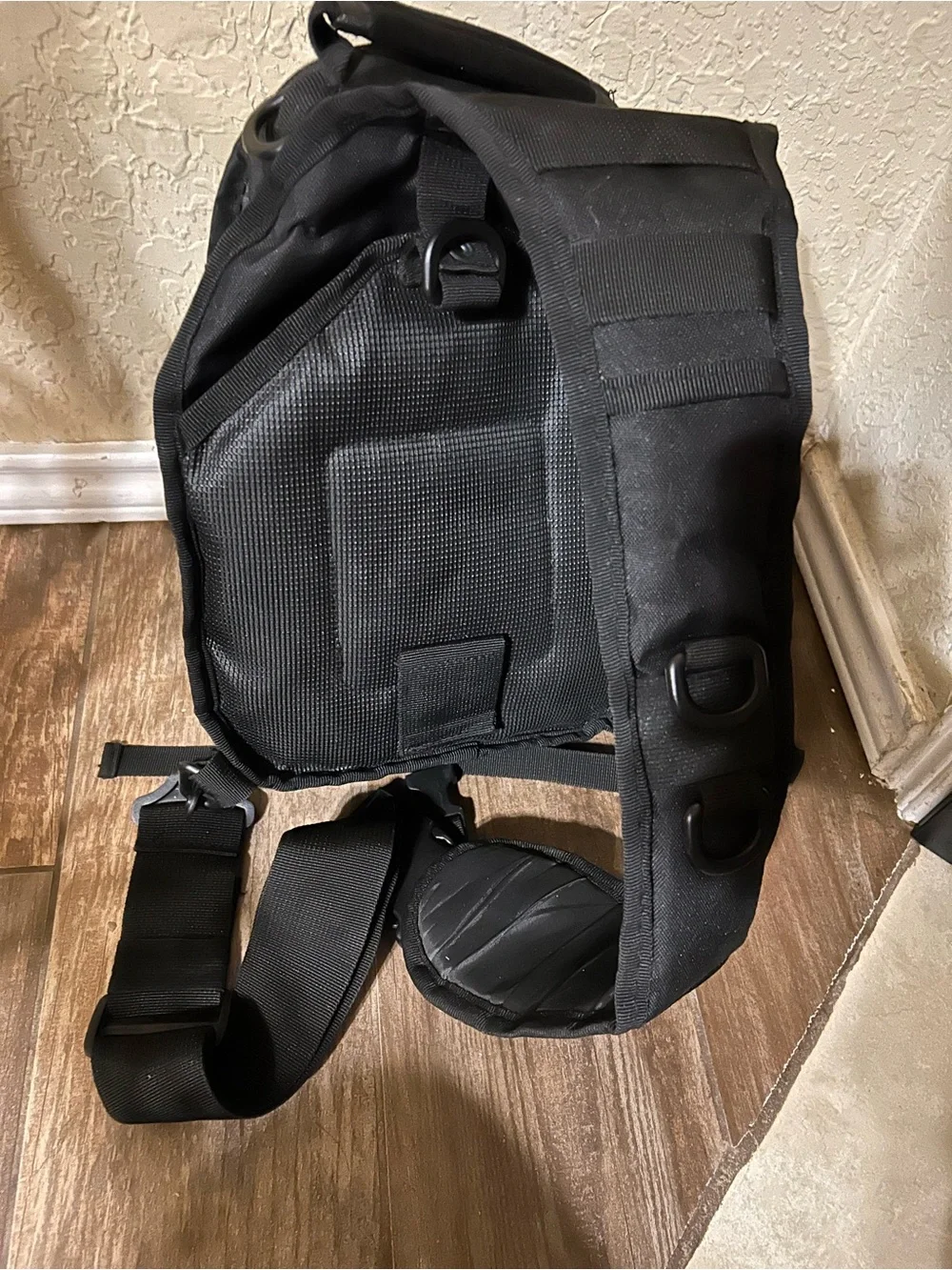 5.11 Tactical Black Messenger Bag with MOLLE Panel